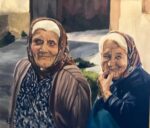 Two Slovakian Ladies Have Their Picture Taken