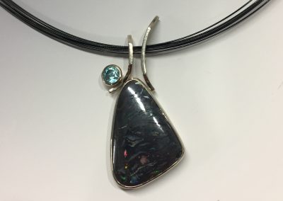 Koriot Opal & Zircon Pendant