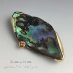 Paua Shell Pin