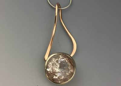 Rhutilated Quartz Pendant